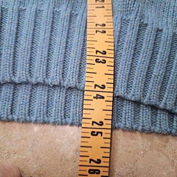 Polo Ralph Lauren Sweater Men XXL Blue Cotton Knit Heritage Holiday Preppy Dad - Picture 9 of 11